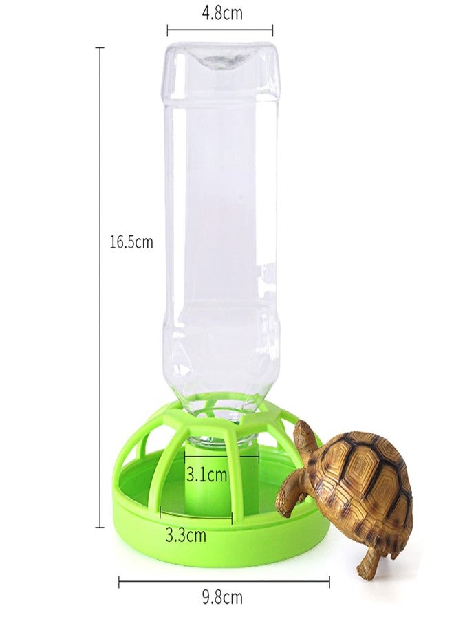 Caylingdee Reptile Water Bottle Turtle Food Dish and Water Bowl Automatic Feeders Waterer Tortoise Dispenser Bottle Feeding Dish for Lizard Chameleon - Image 2